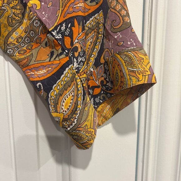 BSB Collection Yellow Orange Kimono Duster with Belt (one size fits all) - Picture 9 of 10